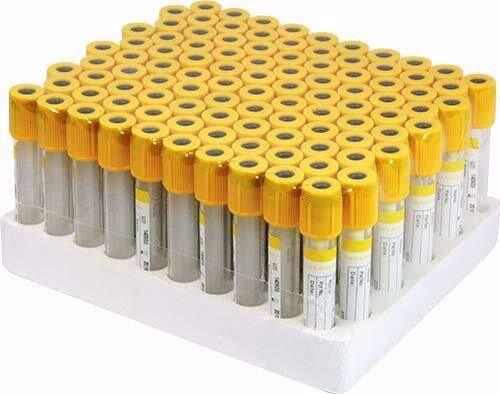 Gel Blood Collection Tube, 5ml - Yellow Cap